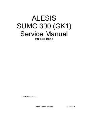 Service manual Alesis SUMO-300(GK1) ― Manual-Shop.ru