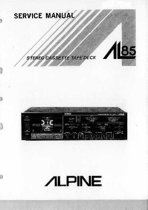 Service manual Alpine AL-85 ― Manual-Shop.ru