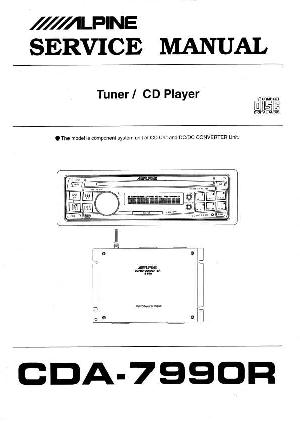 Сервисная инструкция Alpine CDA-7990R ― Manual-Shop.ru