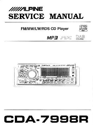 Service manual Alpine CDA-7998R ― Manual-Shop.ru