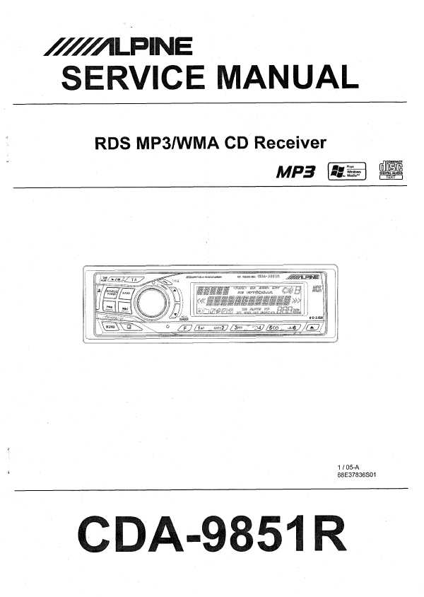 Инструкция alpine cda 9851r