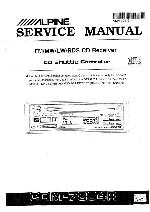 Service manual Alpine CDM-7834R, CDM-7837R