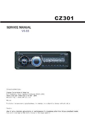 Service manual Alpine CZ301 ― Manual-Shop.ru