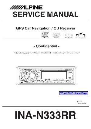 Service manual Alpine INA-N333RR ― Manual-Shop.ru