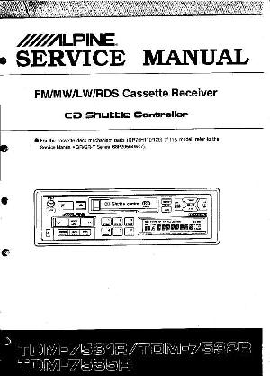 Сервисная инструкция Alpine TDM-7531R, TDM-7532R, TDM-7535R ― Manual-Shop.ru