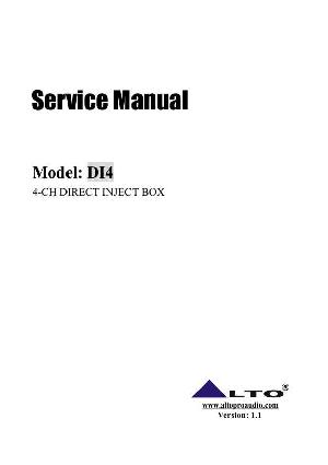 Service manual Alto DI4 ― Manual-Shop.ru