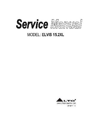 Service manual Alto ELVIS-15.2XL ― Manual-Shop.ru