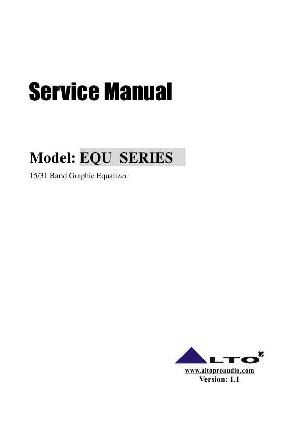 Service manual Alto EQU-SERIES ― Manual-Shop.ru