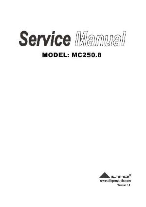 Service manual Alto MC250.8 ― Manual-Shop.ru