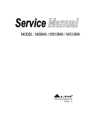 Service manual Alto MS-8MA, 10MA, 12MA ― Manual-Shop.ru