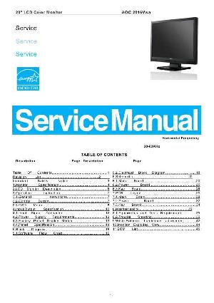 Service manual AOC 2016VWA ― Manual-Shop.ru