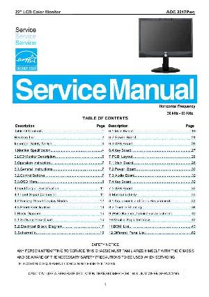 Service manual AOC 2217PWC ― Manual-Shop.ru