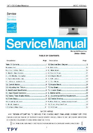 Service manual AOC 511VWB ― Manual-Shop.ru