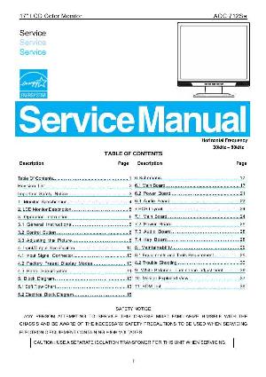 Service manual AOC 712SA ― Manual-Shop.ru