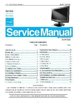 Service manual AOC 731FW ― Manual-Shop.ru
