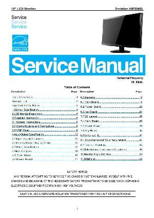 Service manual AOC H976WDL ― Manual-Shop.ru
