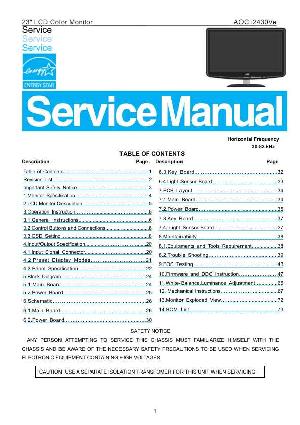 Service manual AOC I2430VE ― Manual-Shop.ru
