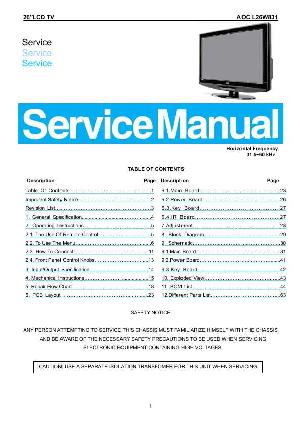 Service manual AOC L26W831 ― Manual-Shop.ru