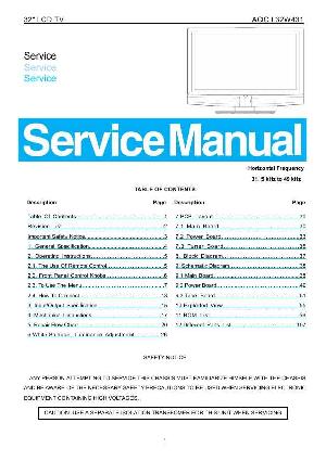 Сервисная инструкция AOC L32W431 ― Manual-Shop.ru