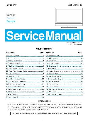 Service manual AOC L32W451B ― Manual-Shop.ru