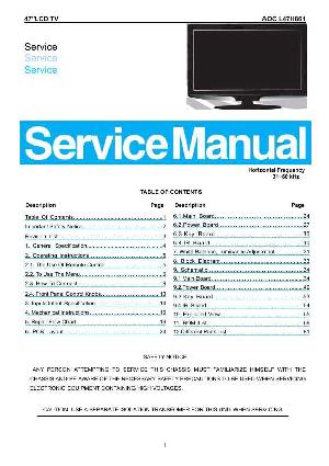 Service manual AOC L47H861 ― Manual-Shop.ru