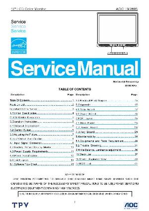 Service manual AOC LM760S ― Manual-Shop.ru
