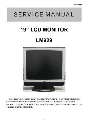 Service manual AOC LM929 ― Manual-Shop.ru