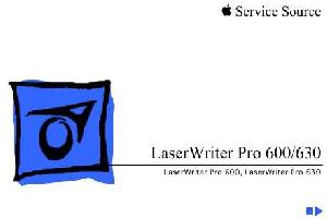 Сервисная инструкция Apple LASERWRITER PRO 600 630 ― Manual-Shop.ru