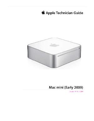 Service manual Apple Mac Mini early '09 ― Manual-Shop.ru