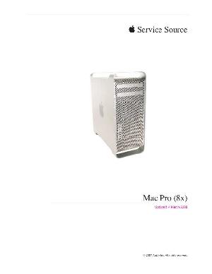 Service manual Apple Mac Pro 8X ― Manual-Shop.ru