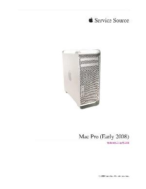 Сервисная инструкция Apple Mac Pro early '08 ― Manual-Shop.ru