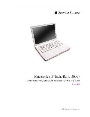Service manual Apple MacBook 13 early '09 ― Manual-Shop.ru