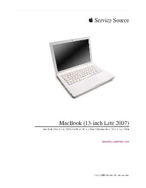 Service manual Apple MacBook 13 late '07 ― Manual-Shop.ru