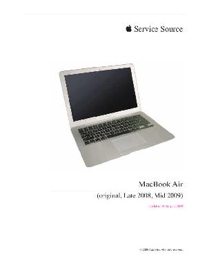Service manual Apple MacBook AIR late '08 mid '09 ― Manual-Shop.ru