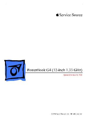 Service manual Apple PowerBook G4 12 1GHZ ― Manual-Shop.ru