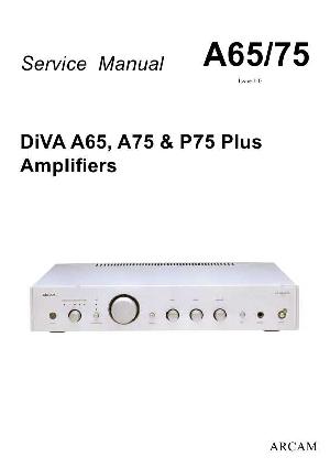 Сервисная инструкция Arcam A-65, A-75, P-75PLUS ― Manual-Shop.ru