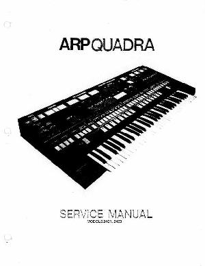 Сервисная инструкция ARP QUADRA 2461, 2463 ― Manual-Shop.ru