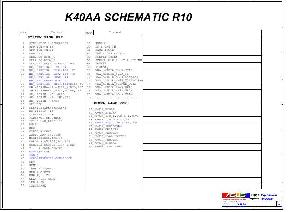 Схема Asus K40AA ― Manual-Shop.ru