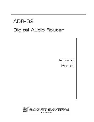 Service manual Audioarts ADR-32 ― Manual-Shop.ru