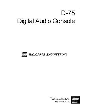 Service manual Audioarts D-75 ― Manual-Shop.ru