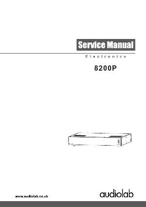 Сервисная инструкция Audiolab 8200P ― Manual-Shop.ru