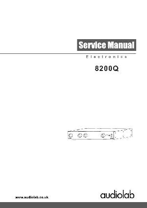Сервисная инструкция Audiolab 8200Q ― Manual-Shop.ru