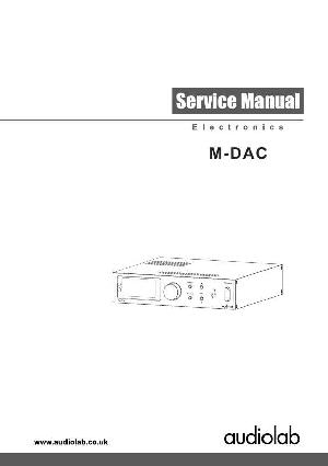Service manual Audiolab M-DAC ― Manual-Shop.ru