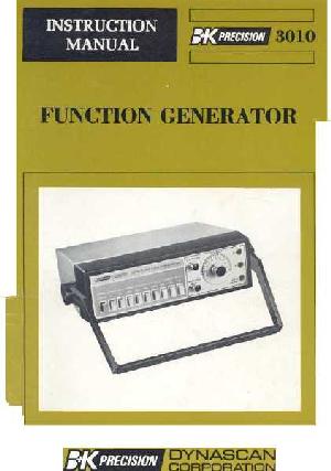 Service manual B&K 3010 FUNCTION GENERATOR ― Manual-Shop.ru