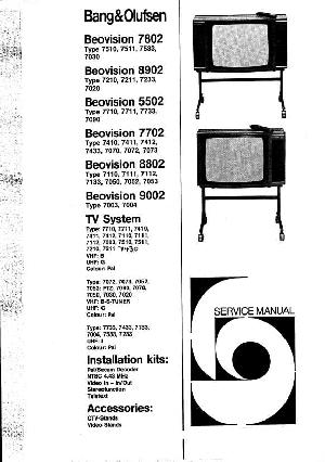 Service manual Bang&Olufsen BEOVISION 7802, 8902, 5502, 7702, 8802, 9002 ― Manual-Shop.ru