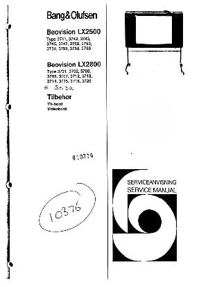 Service manual Bang&Olufsen BEOVISION LX2500, LX2800 ― Manual-Shop.ru