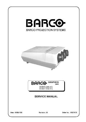 Service manual Barco GRAPHICS-1209S ― Manual-Shop.ru