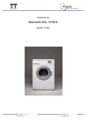 Сервисная инструкция Bauknecht WAL-10788-D ― Manual-Shop.ru