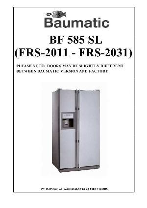 Service manual Baumatic BF-585SL ― Manual-Shop.ru