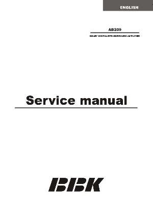 Сервисная инструкция BBK AB209 ― Manual-Shop.ru